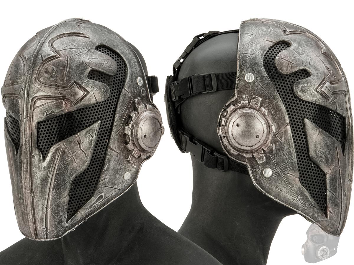 Evike.com R-Custom Fiberglass Wire Mesh Templar Mask - Black
