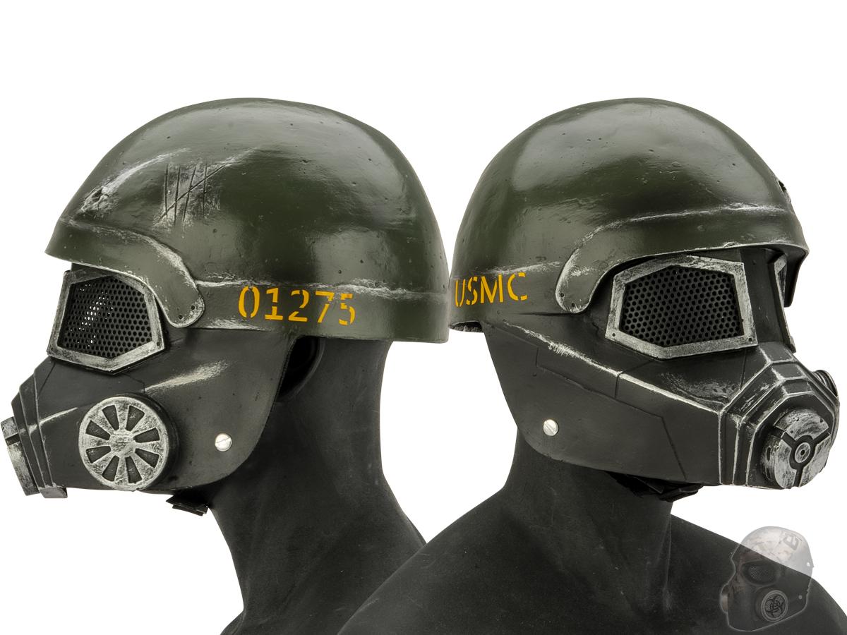 RCustom Fiberglass Wire Mesh "Fallout" Mask Inspired by