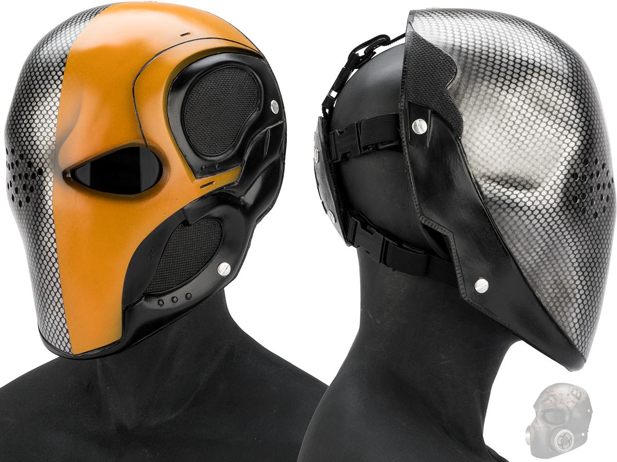 Evike.com R-Custom Fiberglass Death Stroke Full Face Mask (Color: Grey Lens)