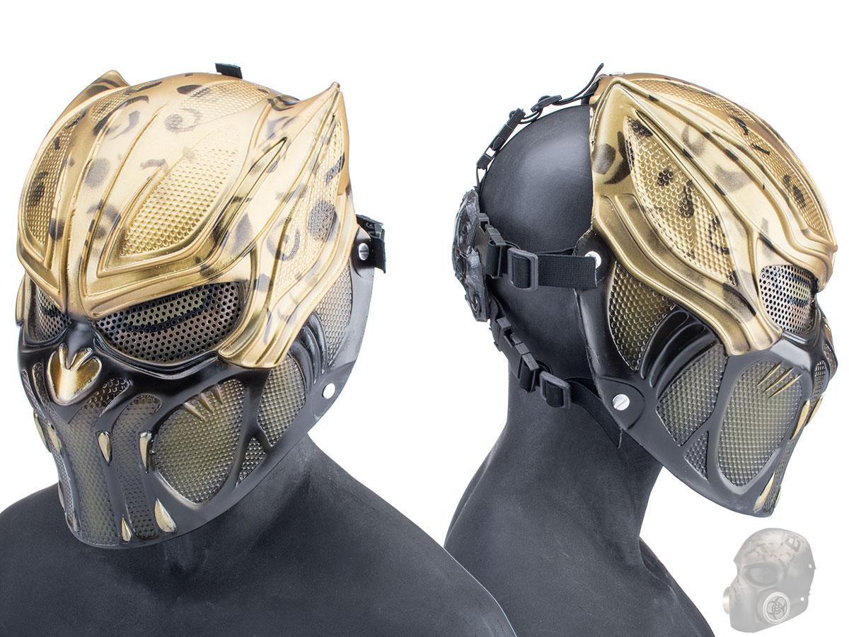 Evike.com R-Custom Fiberglass KMonger Full Face Mask (Type: Mesh Lens / Large)