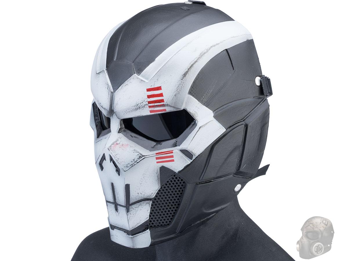 Evike.com R-Custom Fiberglass Iron Punisher Full Face Mask (Color: Skull / Large / Smoke Lens)