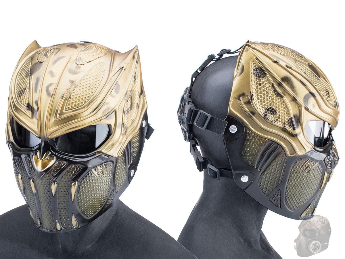 R-Custom Fiberglass KMonger Full Face Mask (Type: Smoke Lens /  Medium)