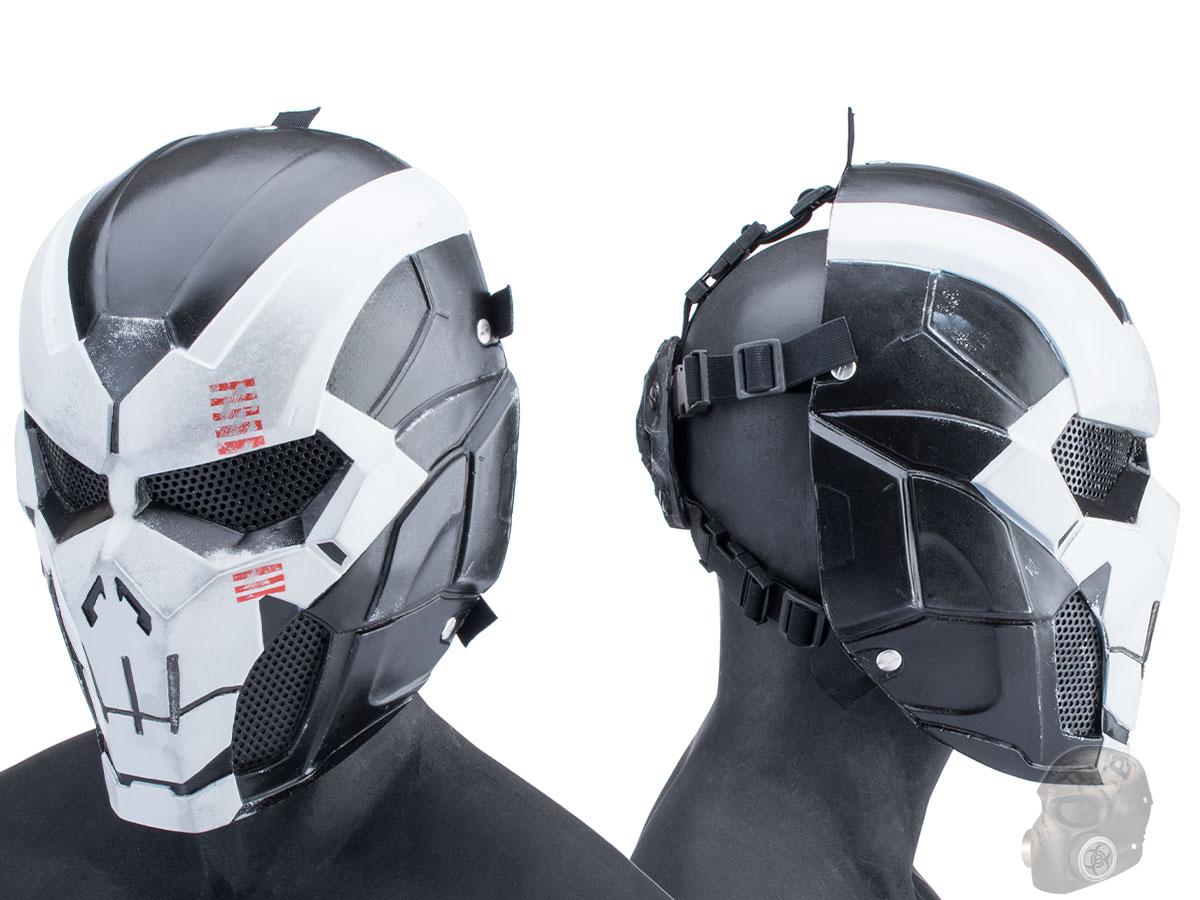 Evike.com R-Custom Fiberglass Iron Punisher Full Face Mask (Color: Skull / Large / Mesh Lens)