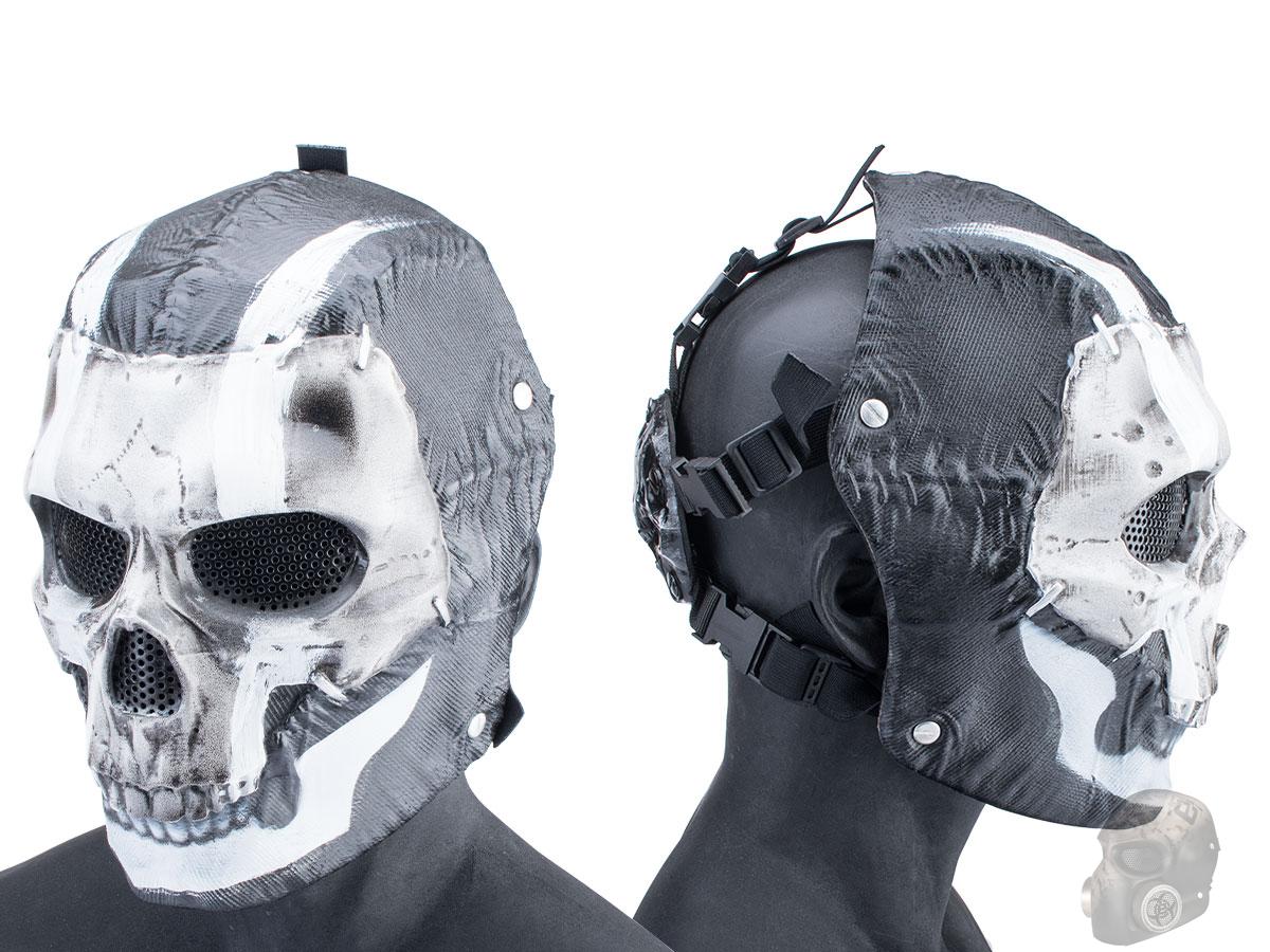 R-Custom Fiberglass Jawbone Full Face Mask (Type: Medium / Mesh  Lens), Tactical Gear/Apparel, Masks, Full Face Masks