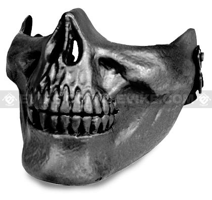 Avengers Skull Iron Face Lower Half Mask (Color: Silver Grey)