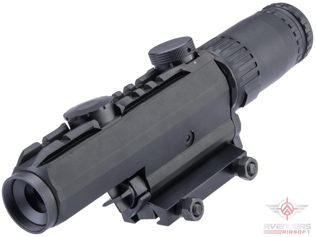 Avengers 1-3x28 Railed Tactical Scope (Color: Black