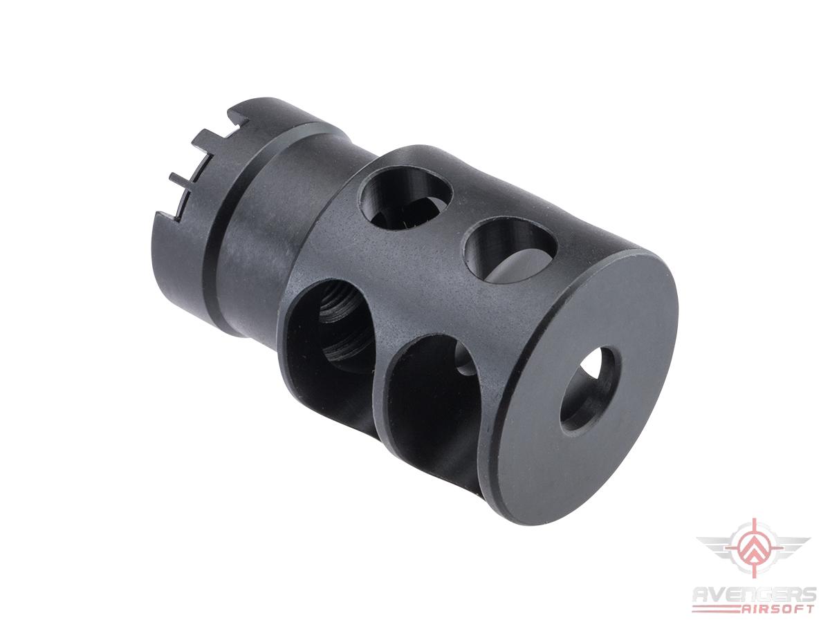 Avengers DTK-2 24mm Positive Muzzle Brake w/ 14mm Negative Thread Adapter