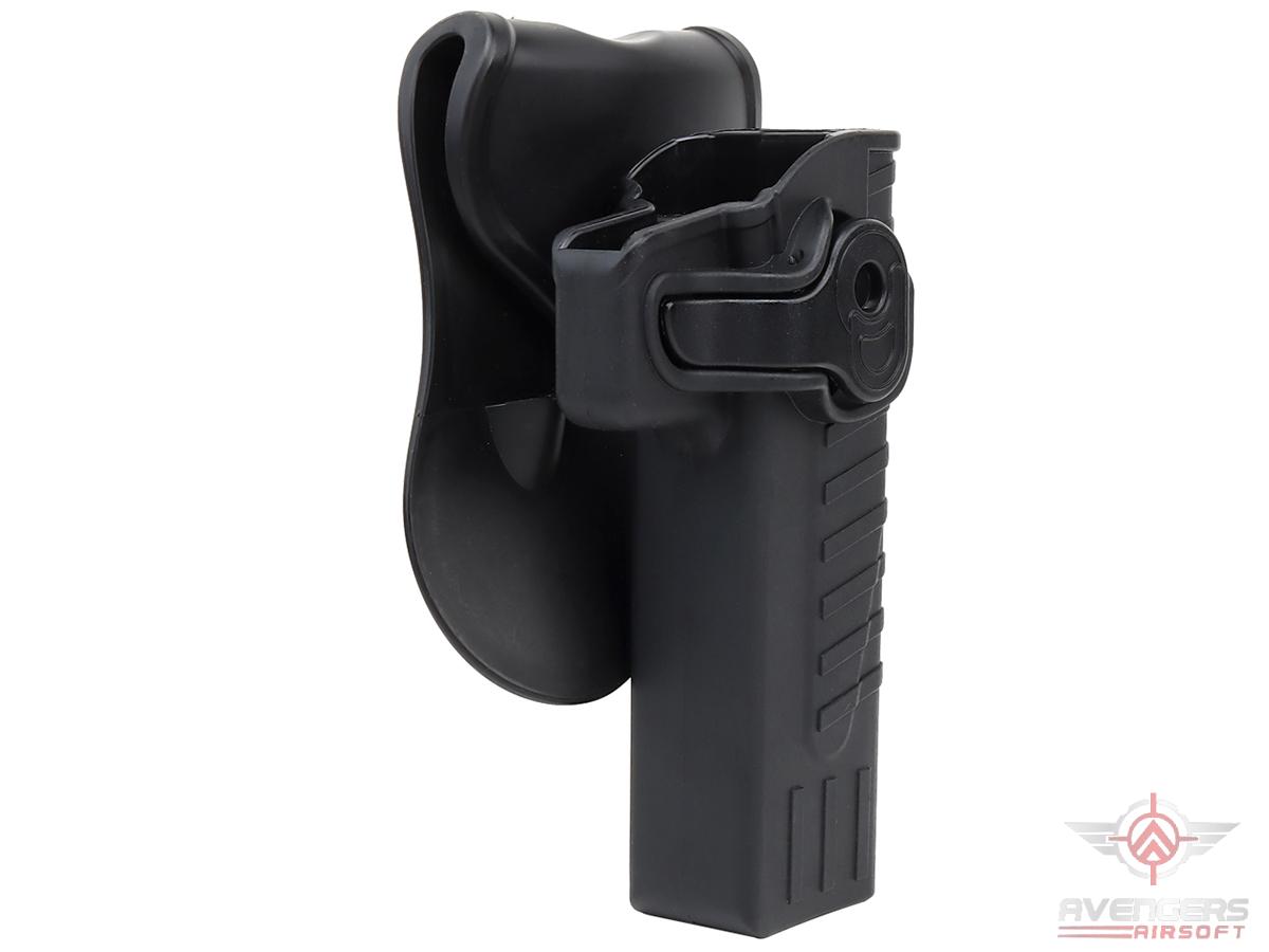 Avengers A Series Hard Shell Quick Release Holster for Airsoft GBB Pistols (Model: Hi-Capa / Paddle Attachment)