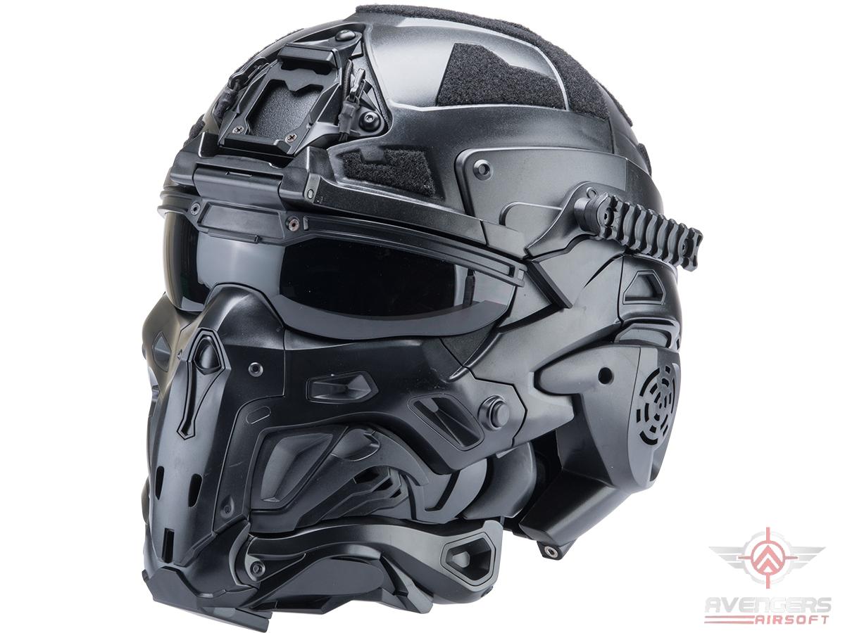 Avengers Tactical Ark Helmet w/ Integrated Cooling System & Headset (Color: Black)