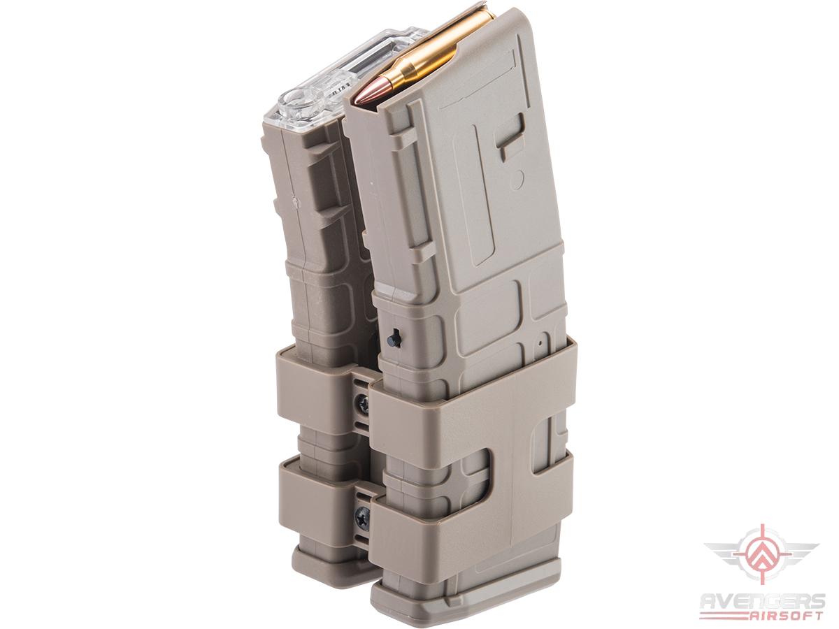 Avengers 800 Round Electric AutoWinding Dual Magazine for M4 Airsoft