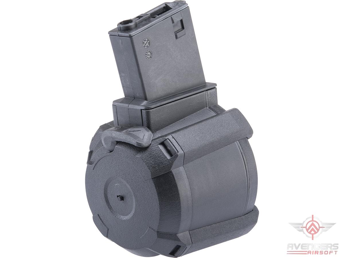 Avengers 1200 Round Electric Drum Magazine for Airsoft AEG Rifles