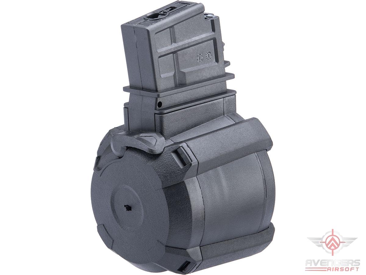 Avengers 1200 Round Electric Drum Magazine for Airsoft AEG Rifles