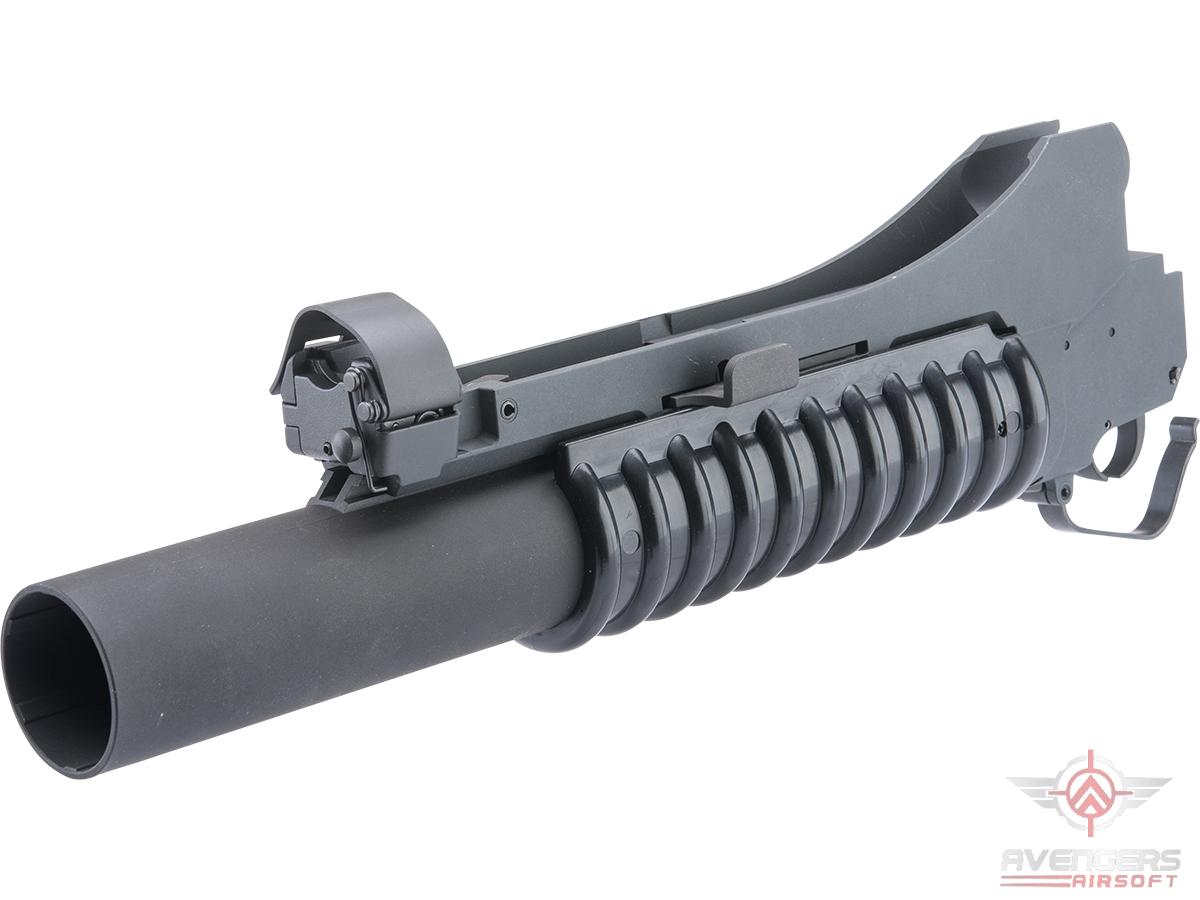 Avengers Battle Axe M203 Barrel Mounted 40mm Airsoft Grenade Launcher (Model: Long)