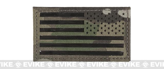 Avengers IR Reflective American Flag Patch (Color: Camo / Right)