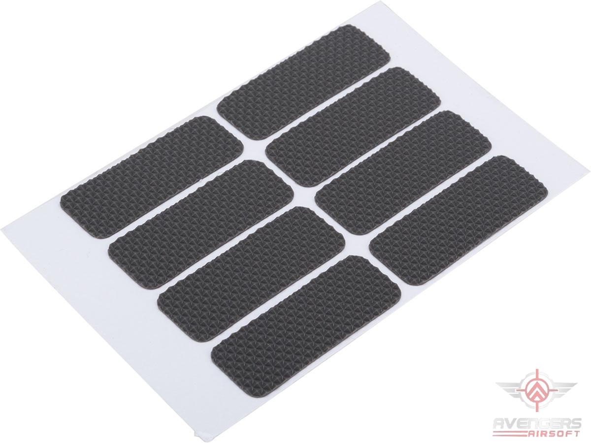 King Arms Non-Slip Multi-Purpose Sticky Patch for Polymer Magazines (Color: Gray / Pack of 8)