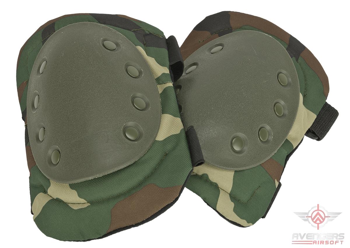Avengers Special Operation Tactical Knee Pad Set (Color: Woodland Camo)