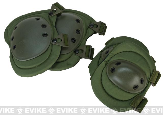 Avengers Special Operation Tactical QD Knee Pad / Elbow Pad Set (Color: OD Green)