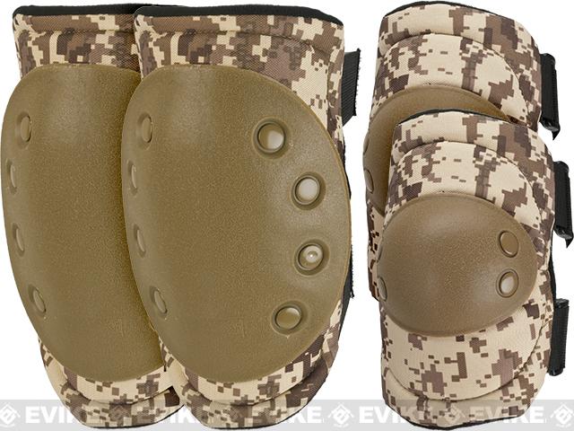 Avengers Special Operation Tactical Knee Pad / Elbow Pad Set (Color: Digital Desert)