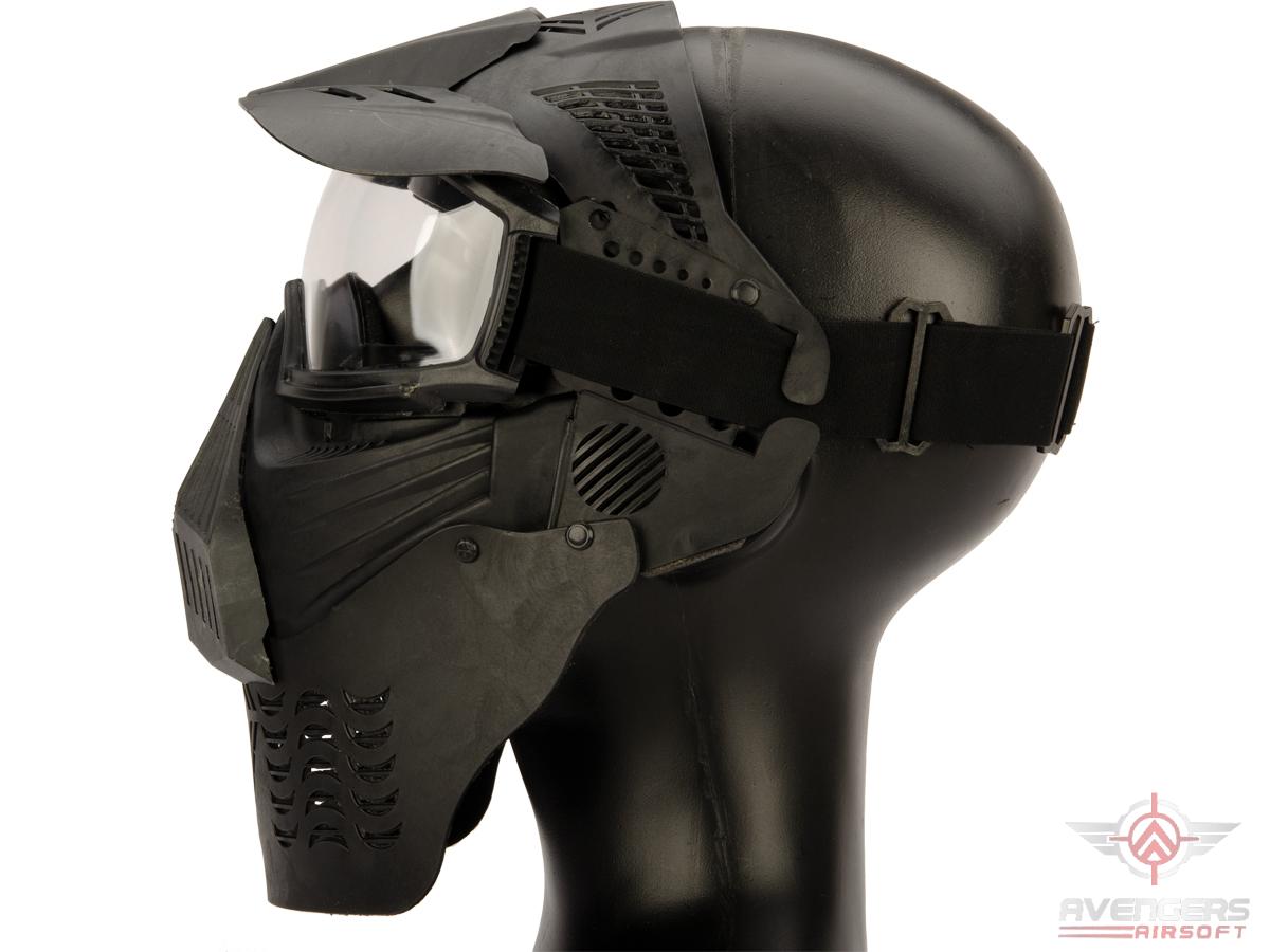 Avengers Transformer Modular Airsoft / Paintball Mask w/ Visor & Neck