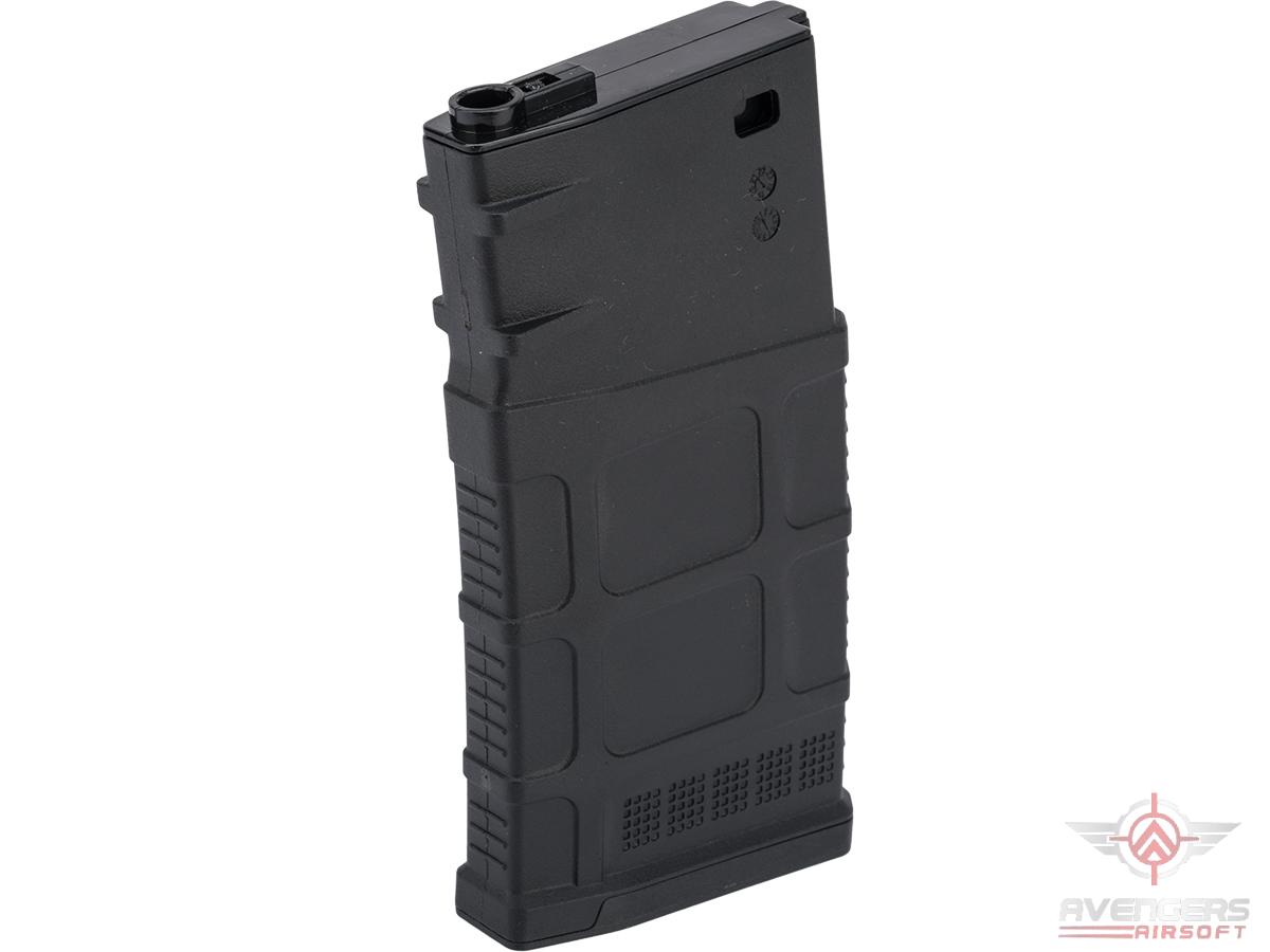 Avengers Polymer Mid-Cap Magazine for SR-25 Series Airsoft AEG Rifles (Color: Black / 120rd)