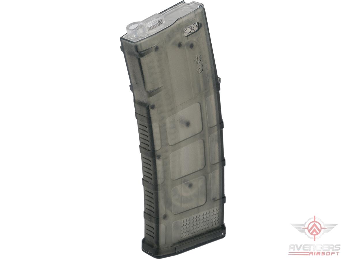 Avengers Polymer Magazine for M4/M16 Series Airsoft AEG Rifles (Color: Translucent Green / 150rd Mid-Cap)