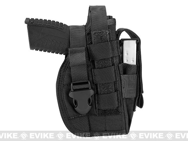 Avengers MOLLE Tactical Pistol Holster (Color: Black)