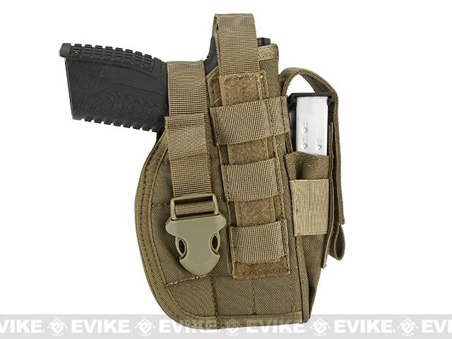 Avengers MOLLE Tactical Pistol Holster (Color: Coyote Brown)