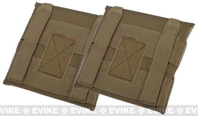 Avengers MOLLE Side Panel for Airsoft Plate Carriers (Color: Coyote Brown / Small)