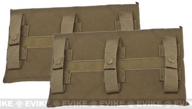 Avengers MOLLE Side Panel for Airsoft Plate Carriers (Color: Coyote Brown / Large)