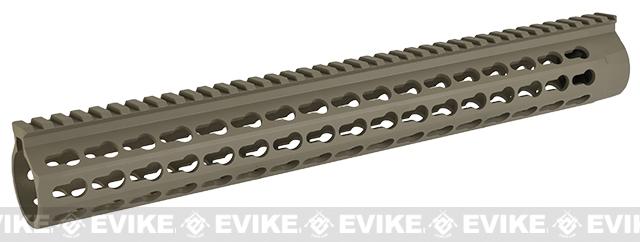 Avengers 14.5 Keymod CNC Aluminum Rail System (Color: Sand)