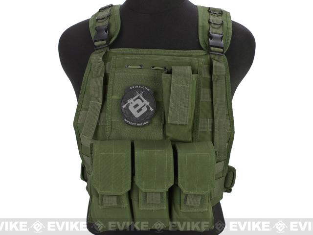 Avengers Tactical Spec. OPS MOLLE Plate Carrier / Load Bearing Vest (Color: OD Green)