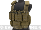Voodoo Tactical MOLLE Tactical Chest Rig (Color: Coyote)