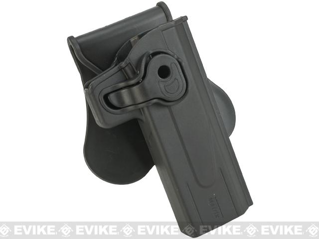 Matrix Hardshell Adjustable Holster for STI Hi-Capa 2011 Series Pistols (Type: Black / Paddle Attachment)