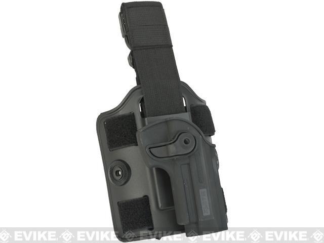 Matrix Hardshell Adjustable Holster for M9 Series Airsoft Pistols (Type: Black / Drop Leg)