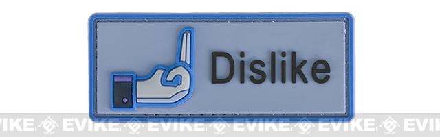 Dislike IFF PVC Hook & Loop Morale Patch - Blue