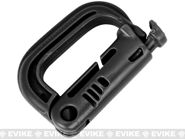 D-Ring for MOLLE / Webbing Vest, Belt and Harness by Matrix / Condor (Color: Black)