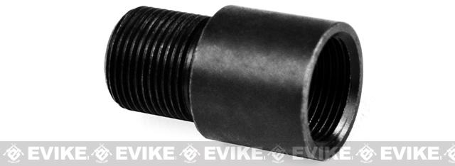 Matrix CNC 14mm Positive (+) to 14mm Negative (-) Flashhider / Barrel Adapter for Airsoft AEG