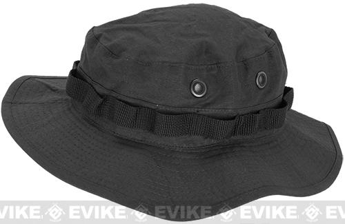 Matrix Lightweight Rip Stop Jungle Boonie Hat (Color: Black / Large)