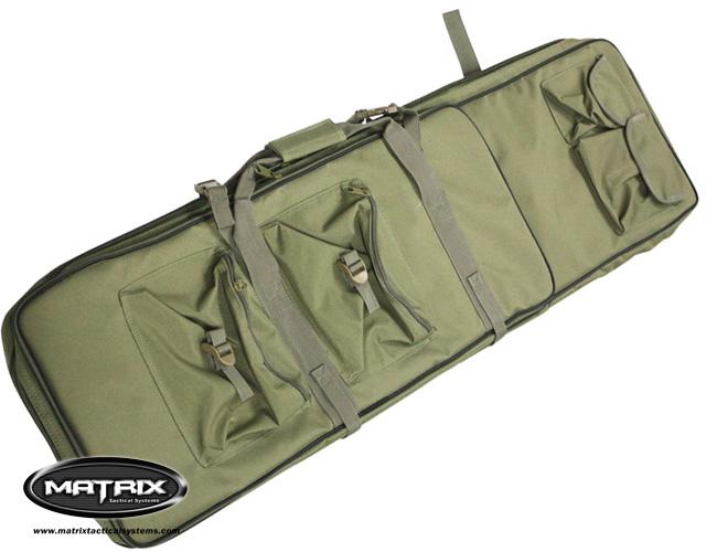 Matrix Tactical Padded Dual Rifle Bag with Extension (Color: Tan / 38)