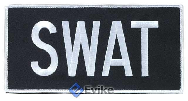 Movie Prop Tactical 8 x 4 Hook and Loop Patch - SWAT