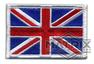 Matrix Country Flag Series Embroidered Morale Patch (Country: United Kingdom)