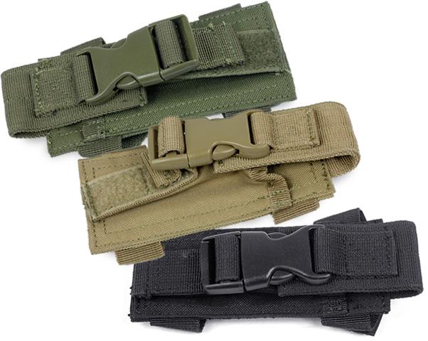Horizontal MOLLE / Belt Mounted Pistol Magazine Pouch (Color: OD Green)