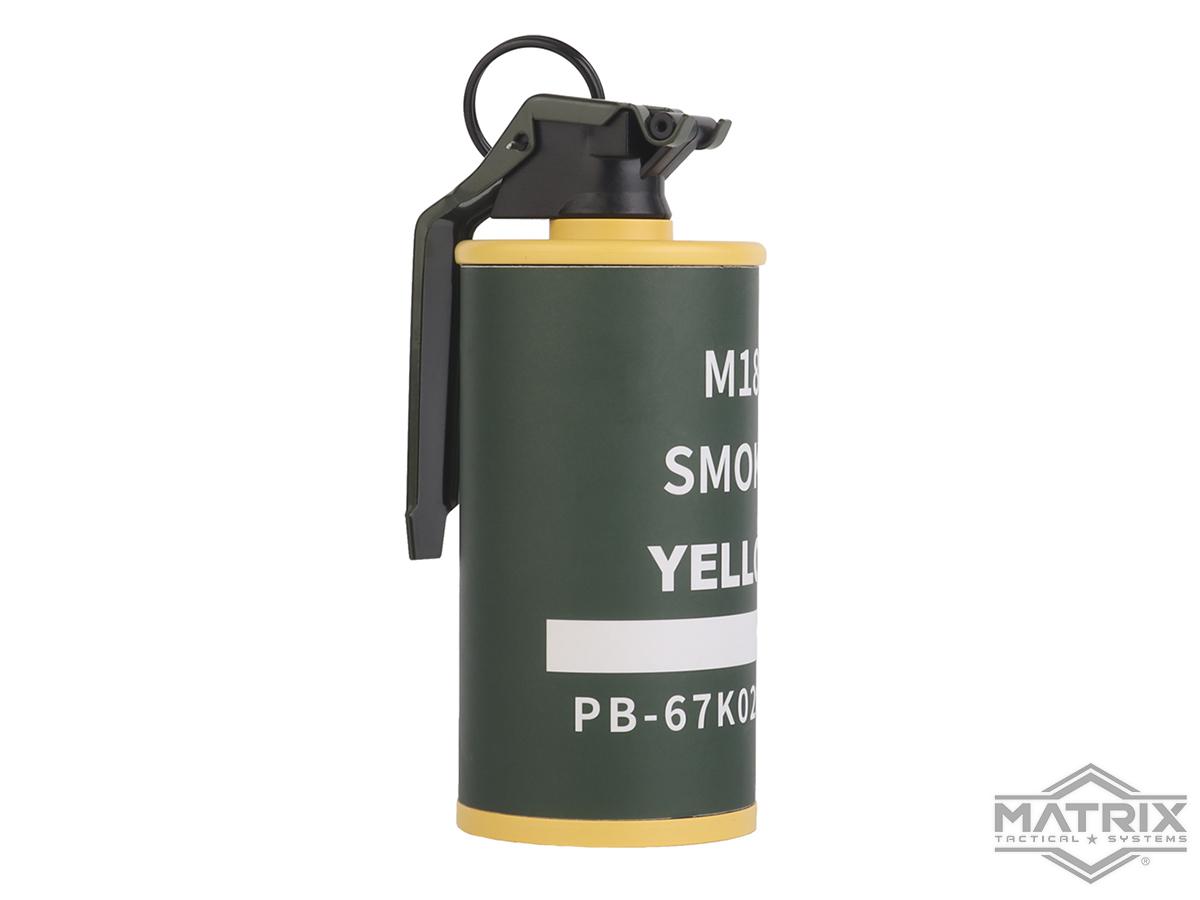 Matrix M18 Dummy Airsoft Smoke Grenade (Color: Yellow) | Evike.com