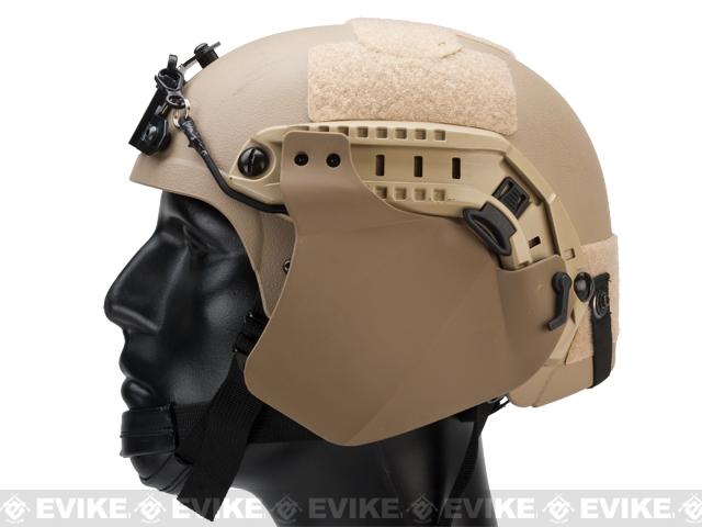 Matrix Side Cover Set for ARC Type Airsoft Helmet Rails (Color: Dark Earth)