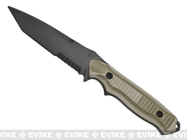 8 Tac Force EDC Textured Rubber Grip Black Tactical Pocket Knife