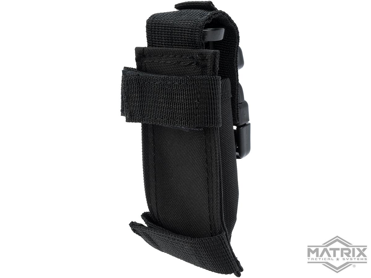 Horizontal MOLLE / Belt Mounted Pistol Magazine Pouch (Color Black), Tactical Gear/Apparel