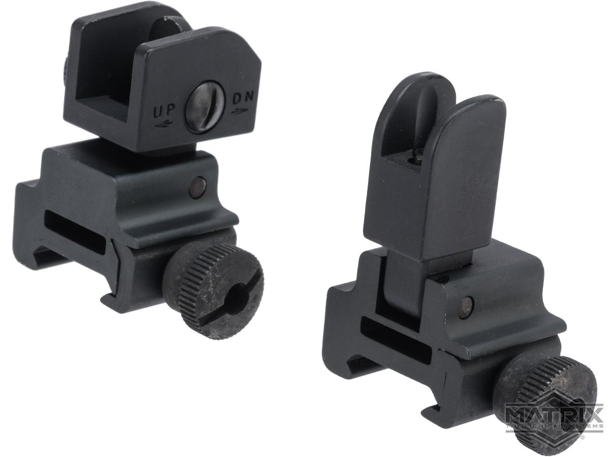 Matrix Tactical Folding Front and Rear Sight Set