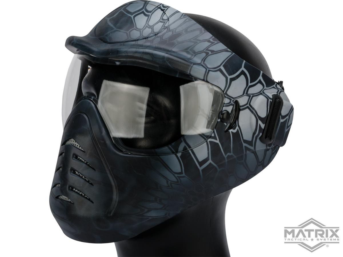 Matrix Alien Anti-Fog Full Face Protective Mask (Color:  Kryptek Typhon)