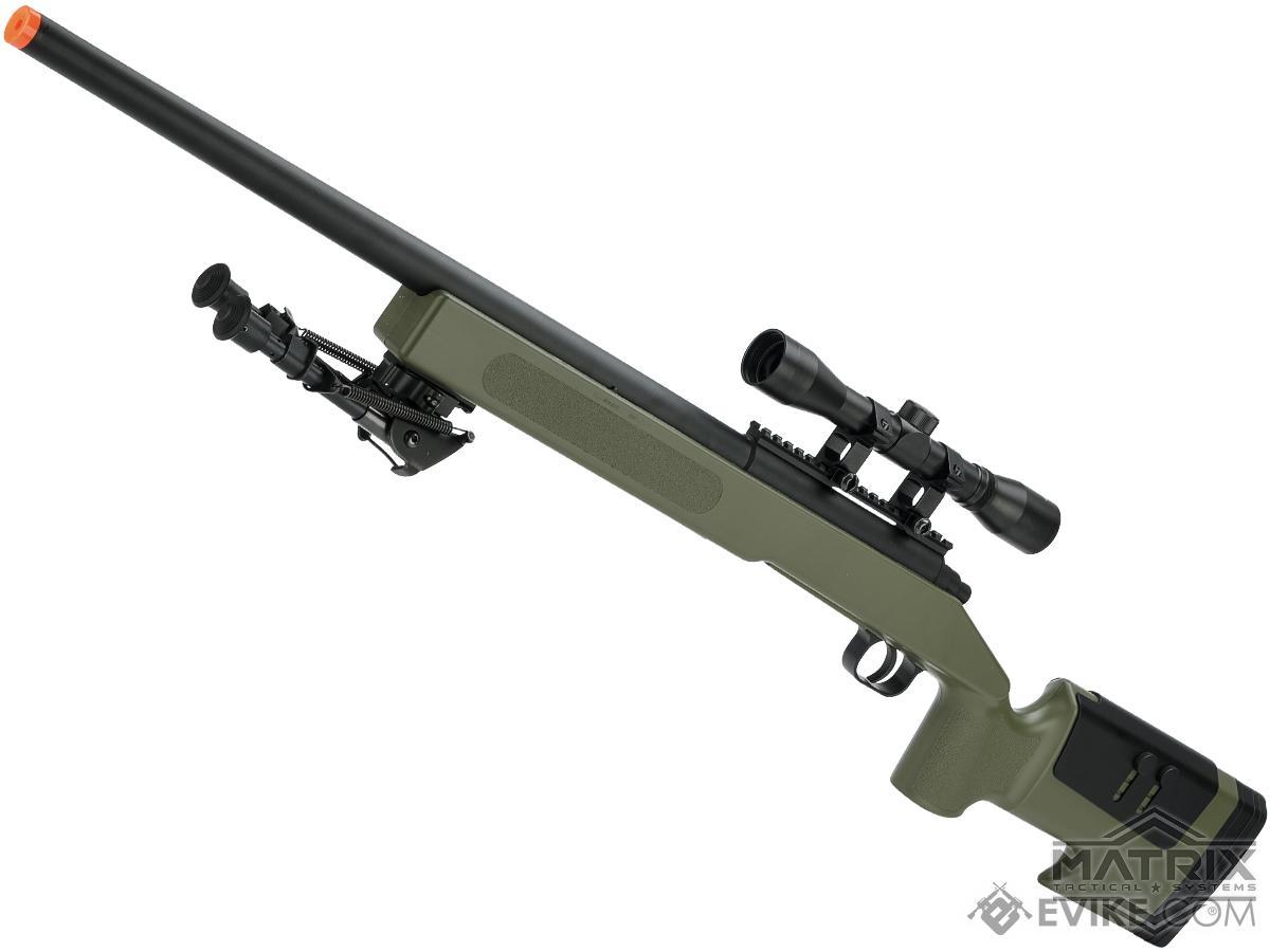 USMC M40A3 Sportline Airsoft Sniper Rifle by Matrix / Double Eagle (Color: OD Green / Gun Only)
