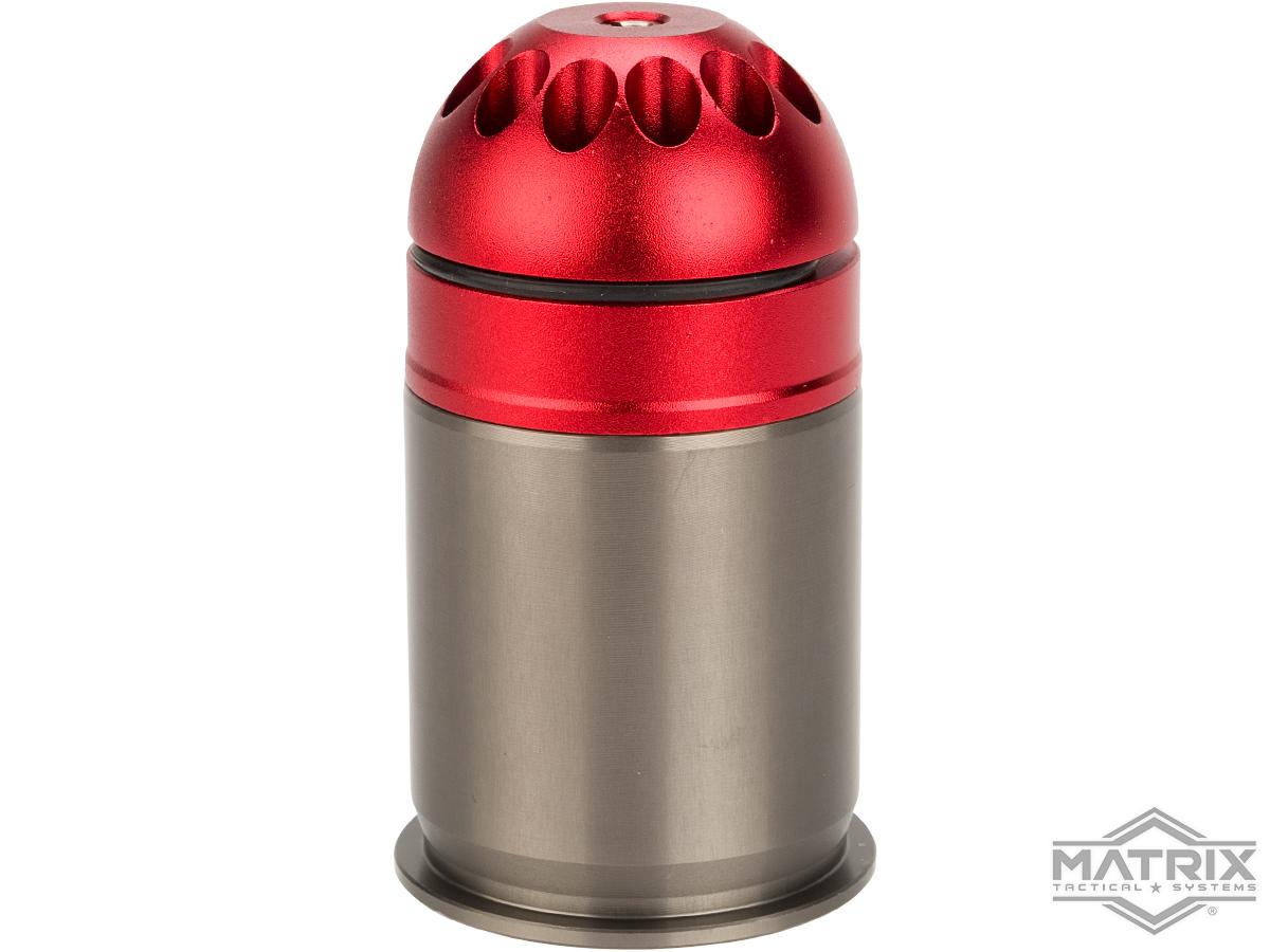 Matrix Aluminum Green Gas Powered Airsoft 40mm Grenade Shell (Capacity